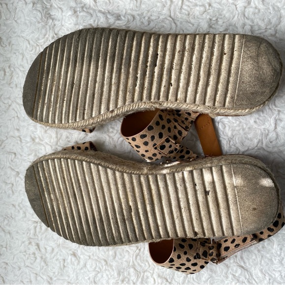 Pierre Dumas MAGIC 1 CHEETAH PRINT platform sandals 6.5 - Picture 7 of 7